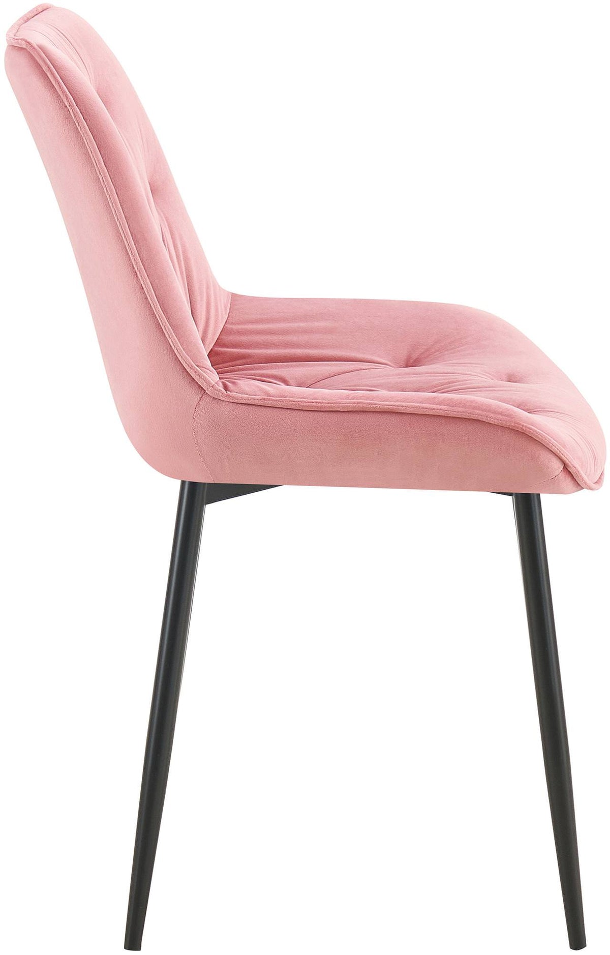 Eetkamerstoel Wallace fluweel rosa rosa