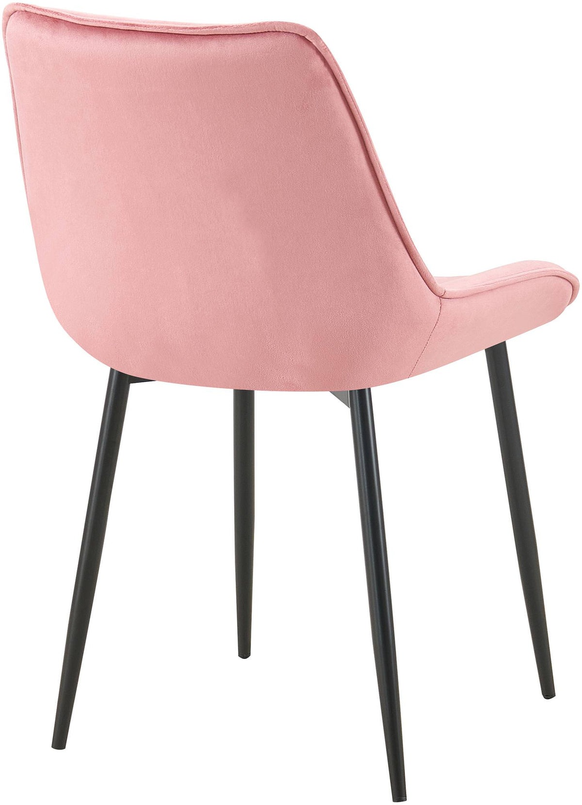 Eetkamerstoel Wallace fluweel rosa rosa