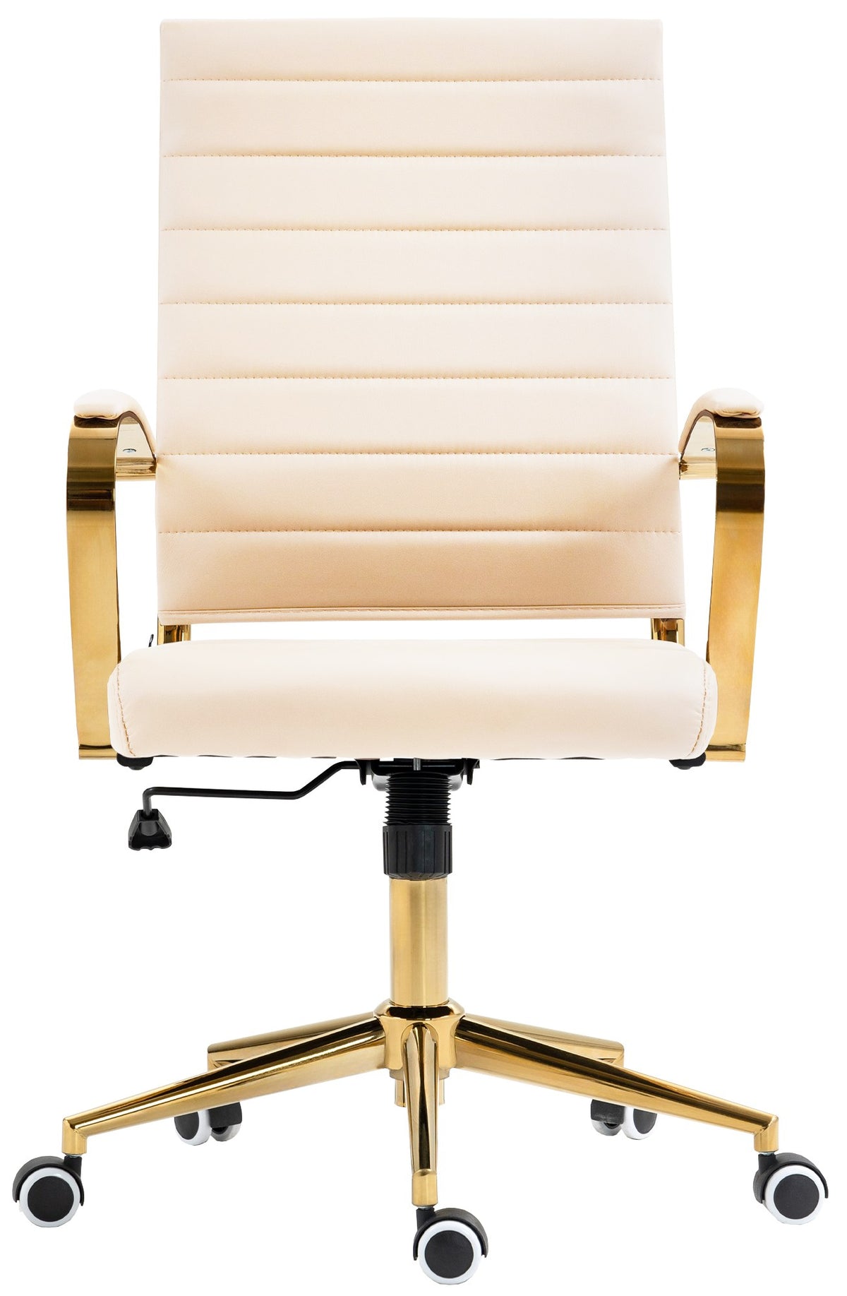 Bureaustoel Havana Kunstleer creme creme