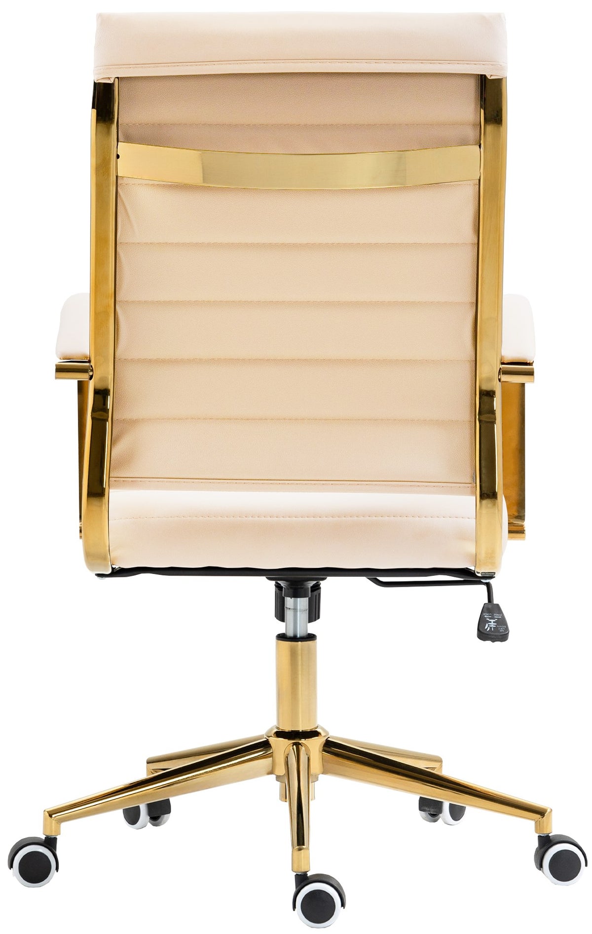 Bureaustoel Havana Kunstleer creme creme