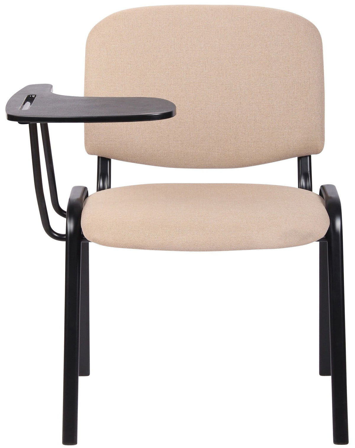 Set van 4 stoelen Ken met klaptafel Stof creme creme