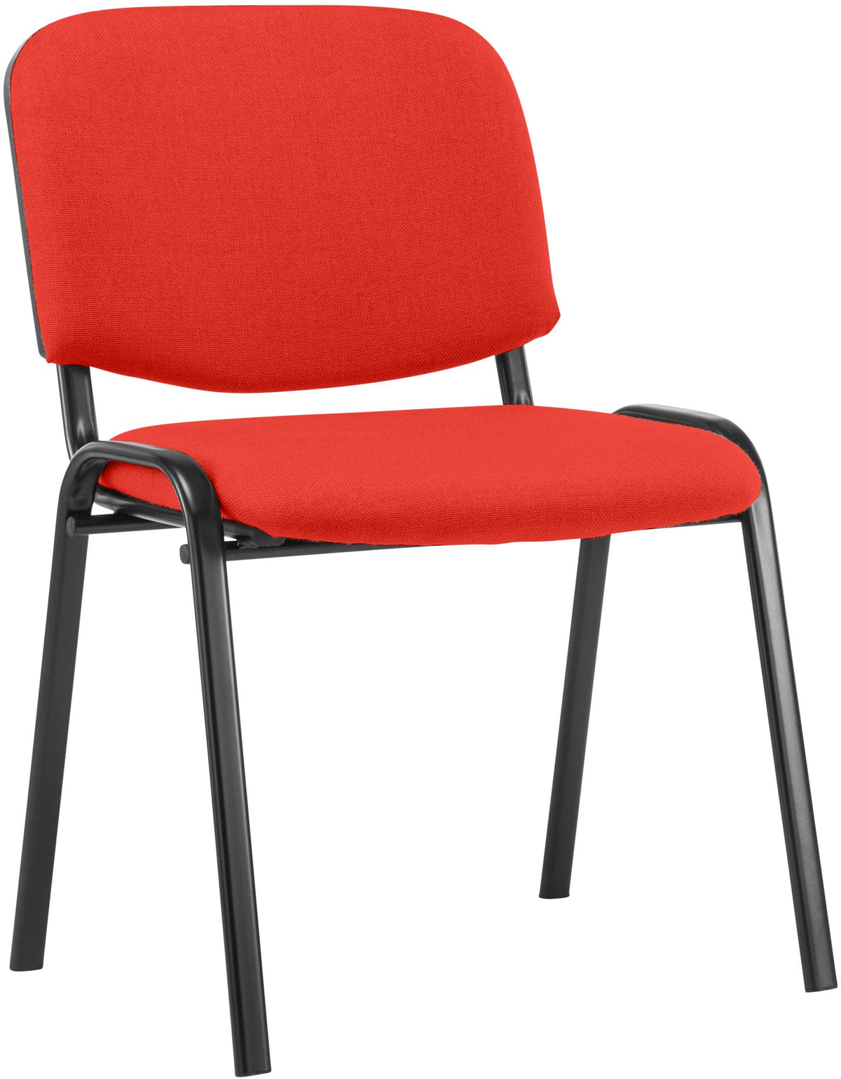Bezoekersstoel Ken Stof rood rot