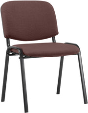 Bezoekersstoel Ken Stof bruin braun