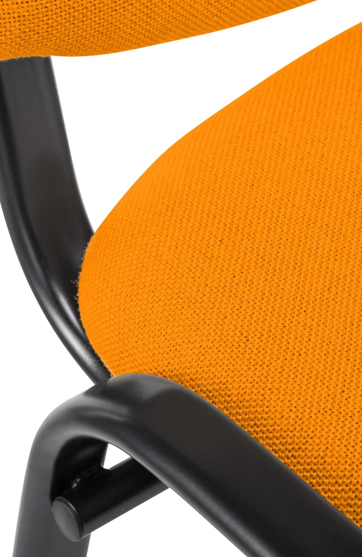 Bezoekersstoel Ken Stof oranje orange