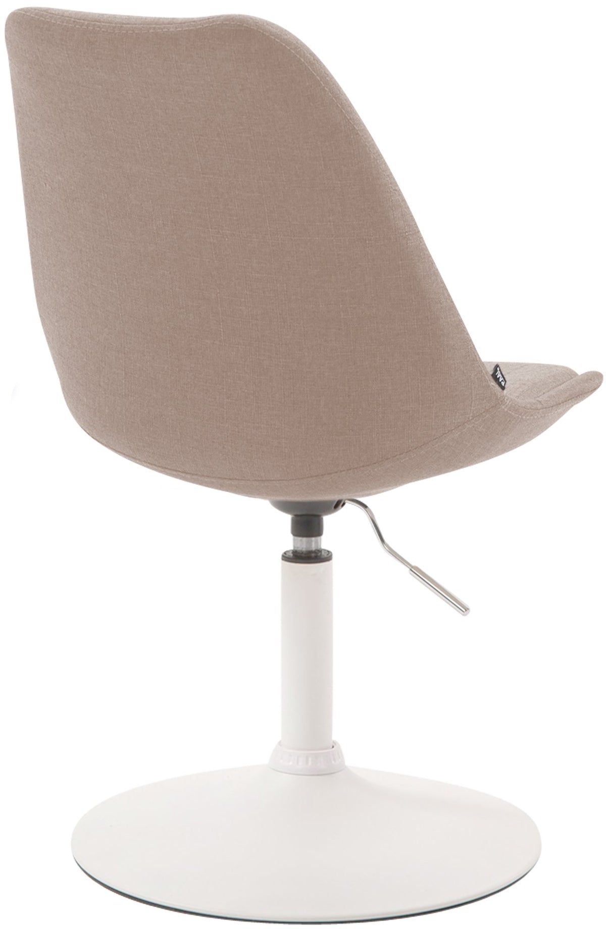 Eetkamerstoel Maverick stof taupe,wit taupe