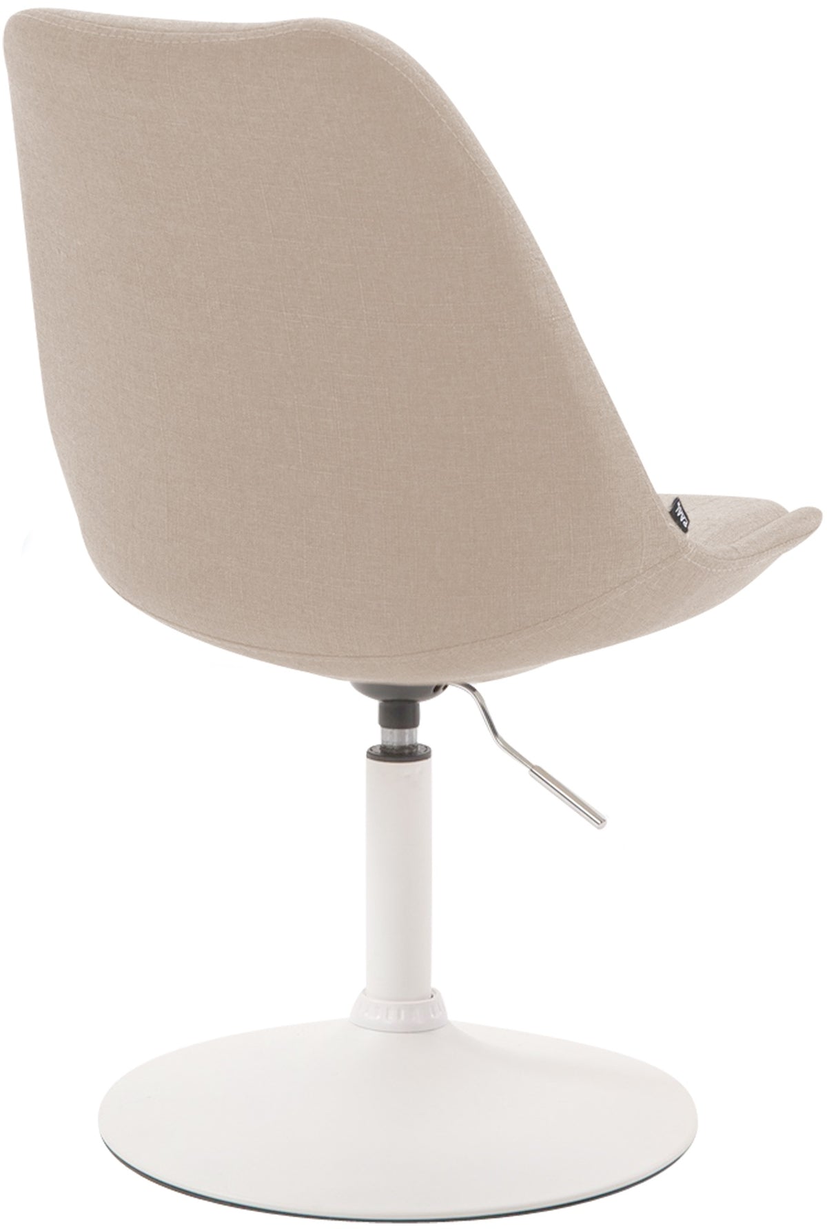 Eetkamerstoel Maverick stof creme,wit creme