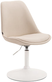 Eetkamerstoel Maverick stof creme,wit creme