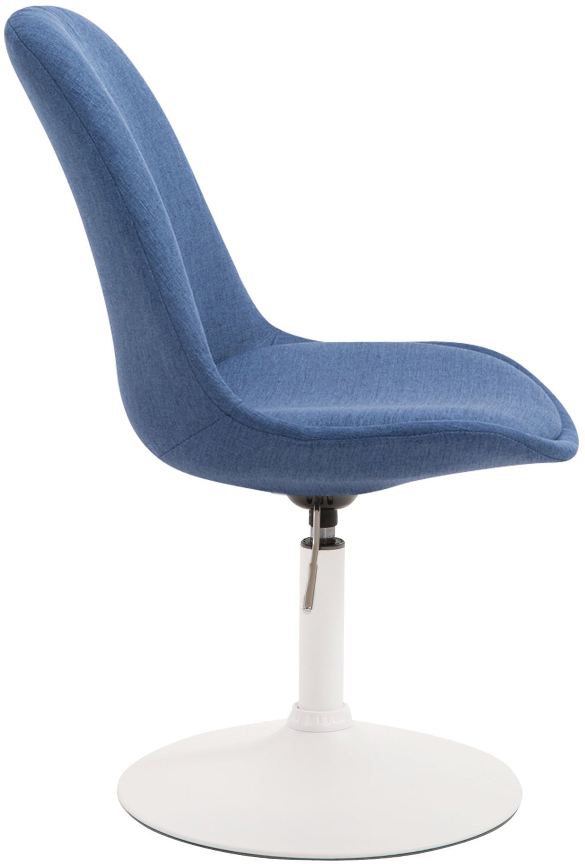 Eetkamerstoel Maverick stof blauw,wit blau