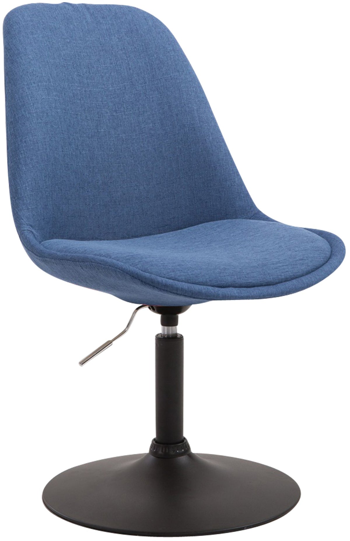 Eetkamerstoel Maverick stof blauw,zwart blau