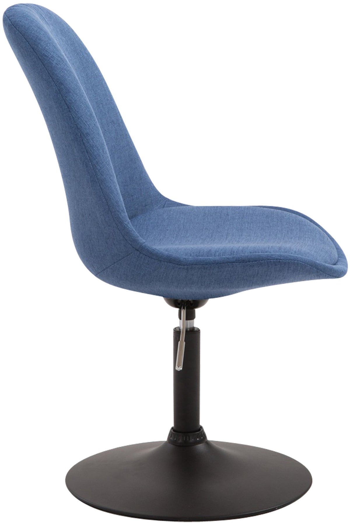 Eetkamerstoel Maverick stof blauw,zwart blau