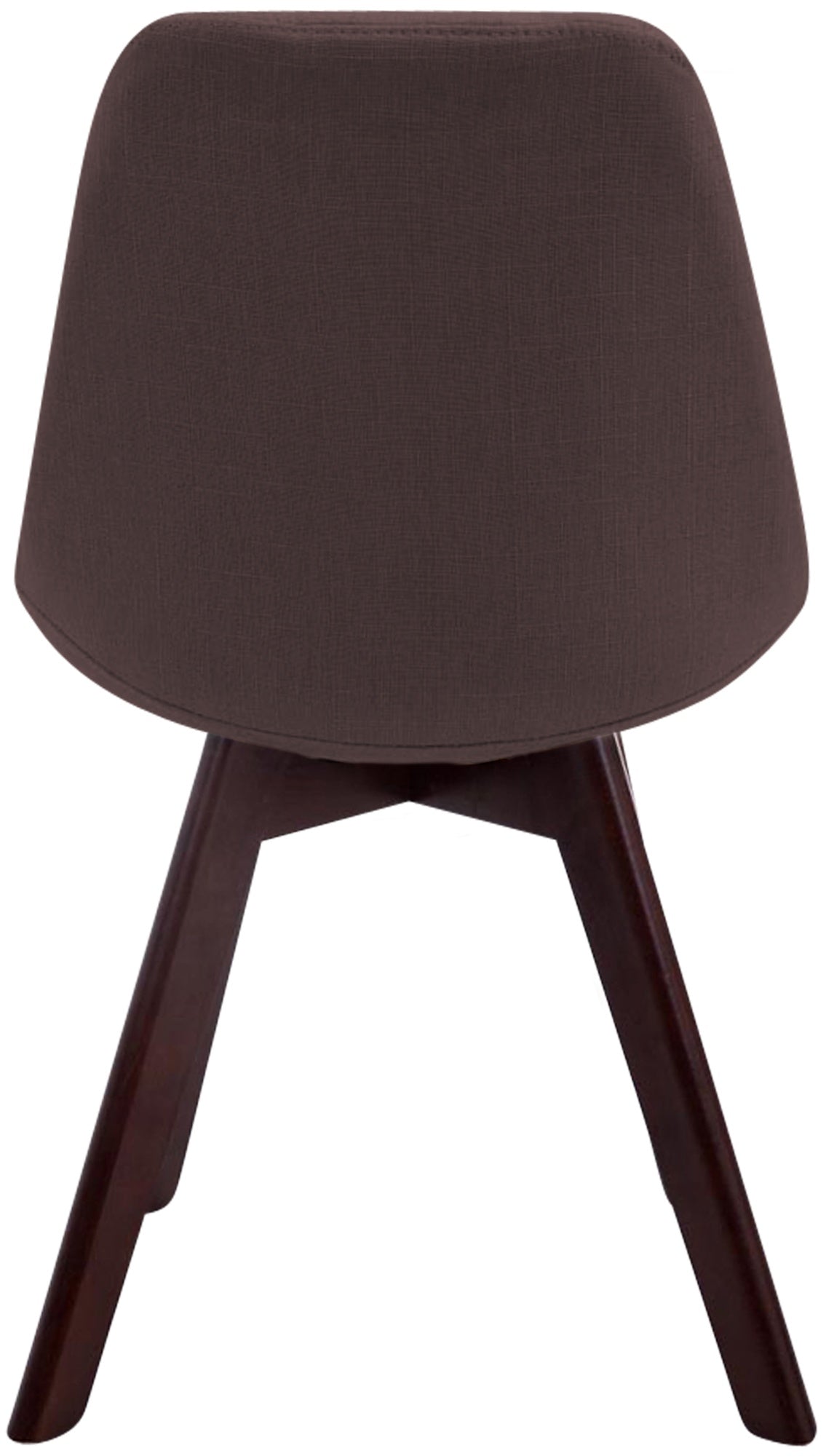 Bezoekersstoel Borneo V2 Stof bruin,walnoot braun