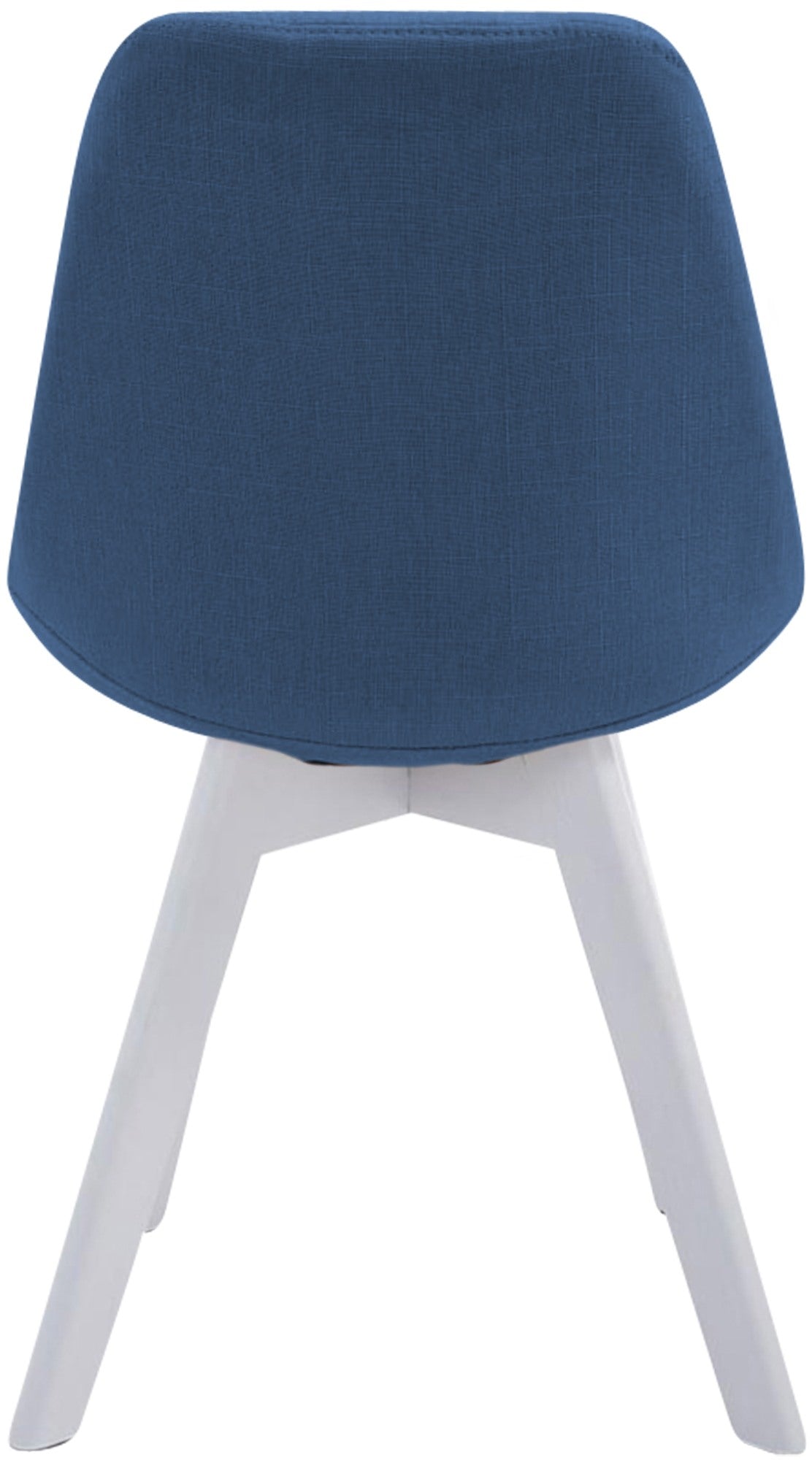 Bezoekersstoel Borneo V2 Stof blauw,wit blau