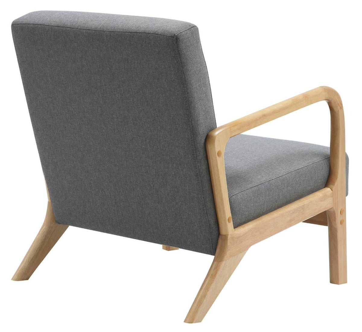 Fauteuil Hibbing stof licht grijs hellgrau