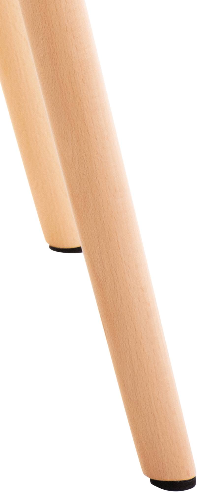 Set van 2 eetkamerstoelen Elda creme,Stof creme