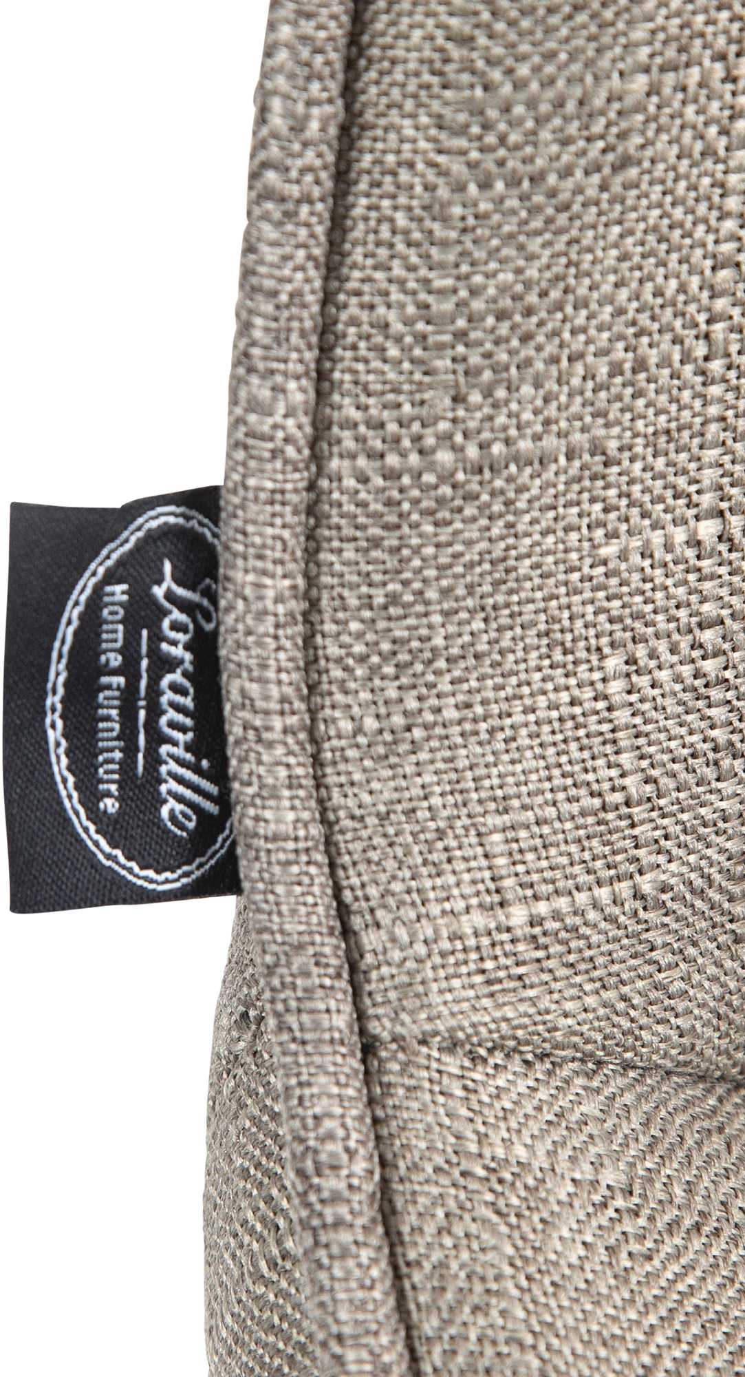 Barkruk Vonore Stof taupe,zwart taupe