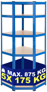 Hoekstelling FLINT blauw,100x80x180 cm blau