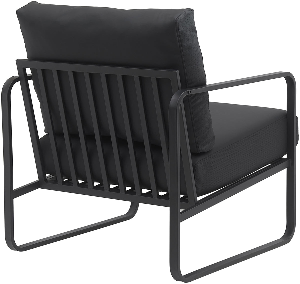 Fauteuil Manea zwart,Kunstleer schwarz
