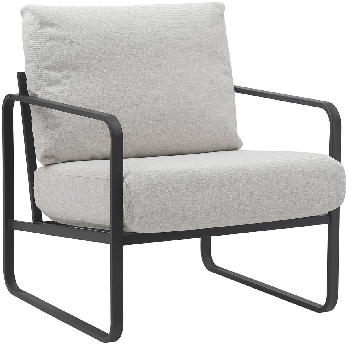 Fauteuil Manea creme,Stof creme