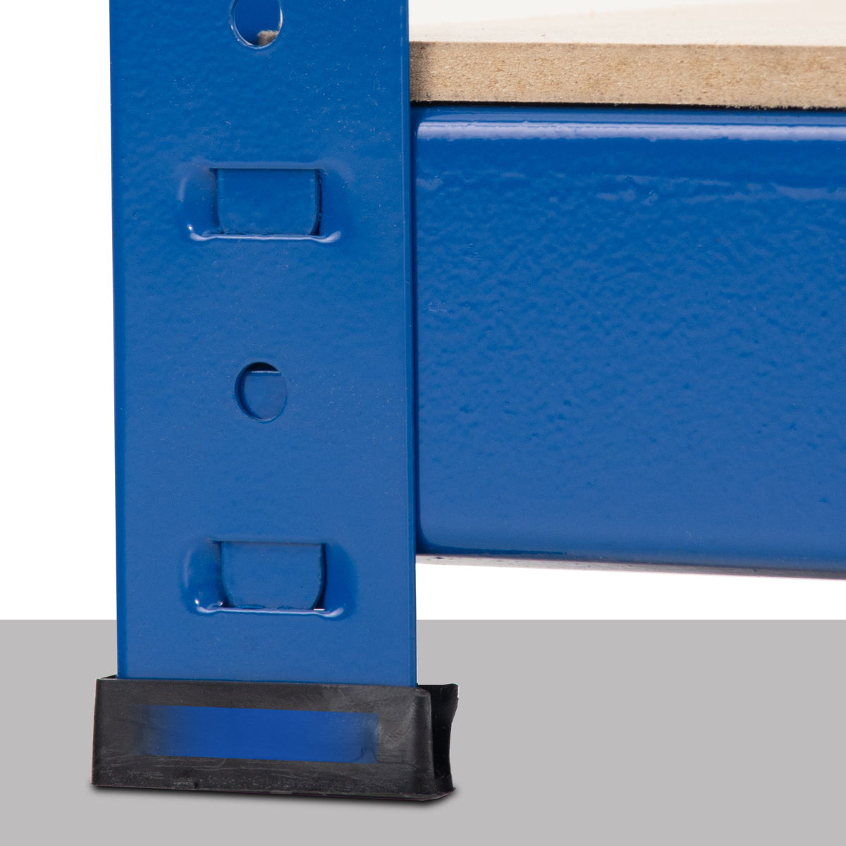 Heavy-duty rack met werkbank blauw blau
