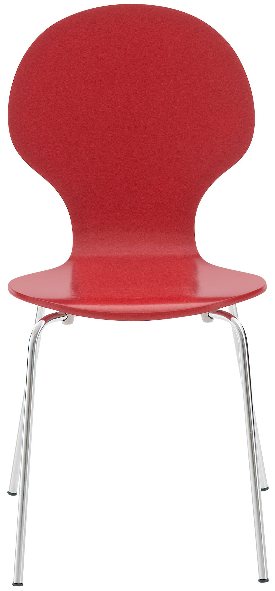 Set van 2 stapelstoelen Diego rood rot