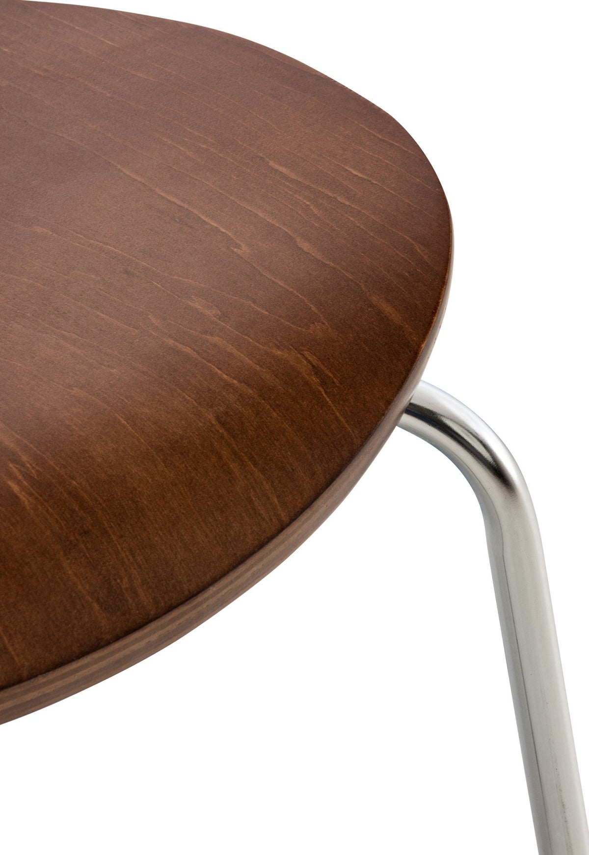 Set van 2 stapelstoelen Diego bruin braun