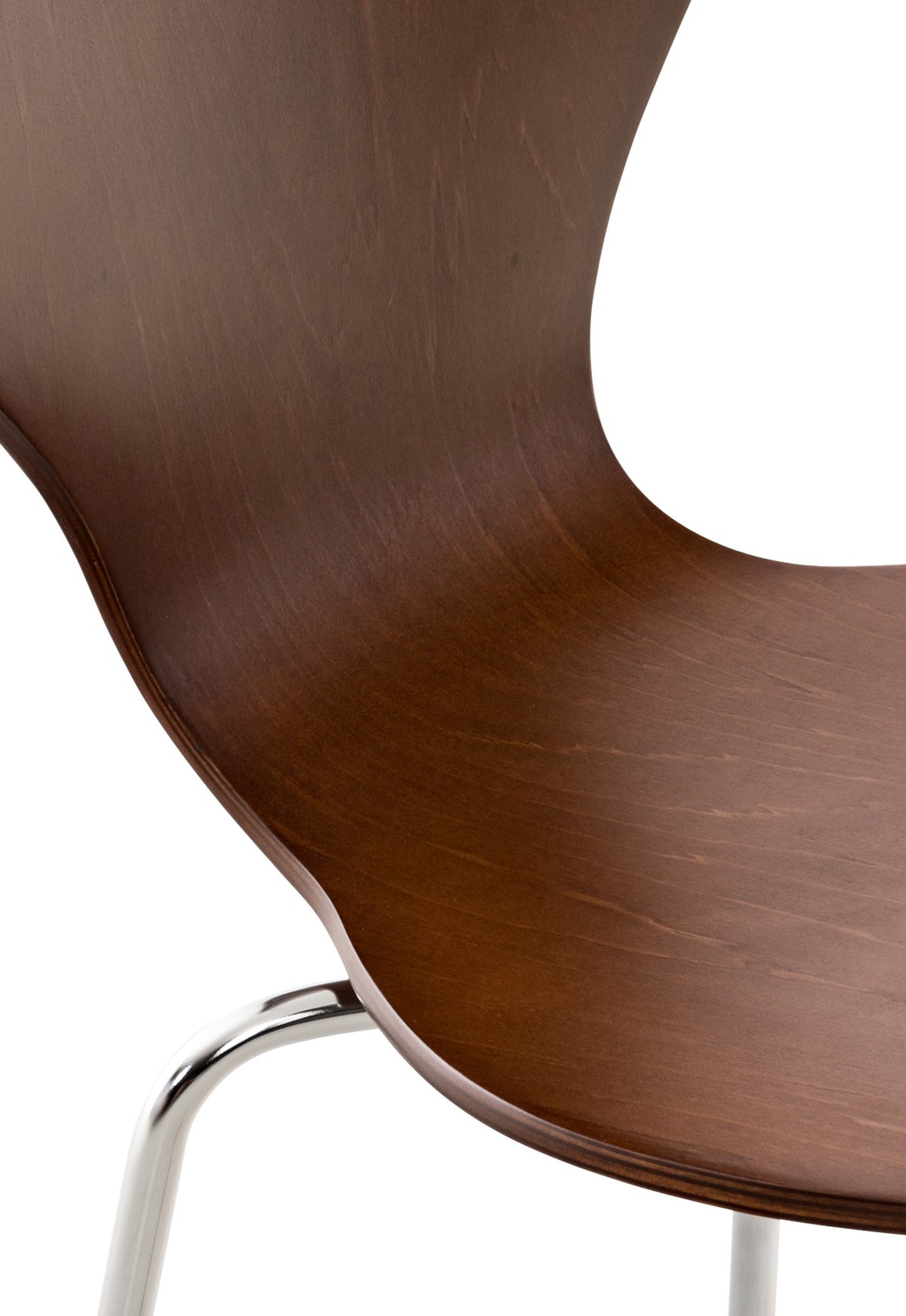 Set van 4 stapelstoelen Diego bruin braun