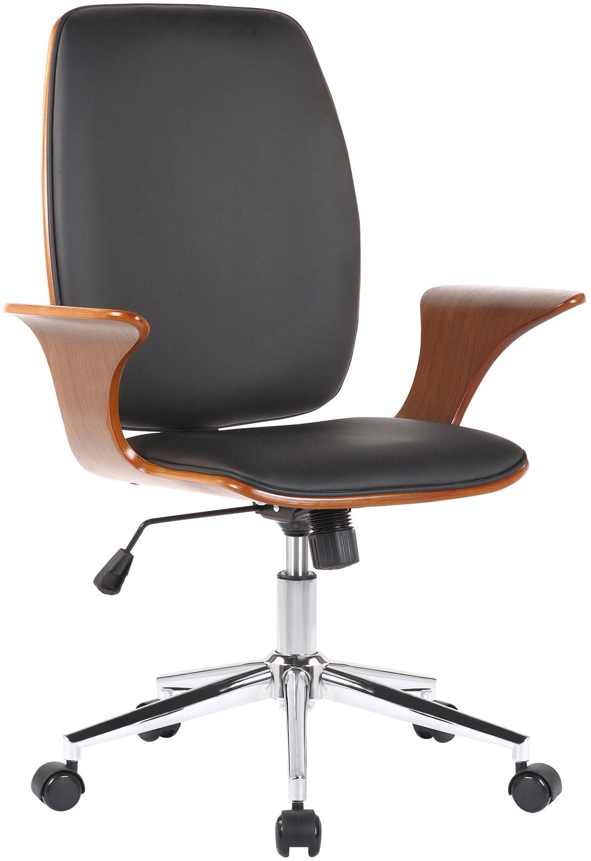 Bureaustoel Burbank walnoot/zwart,Kunstleer walnuss/schwarz
