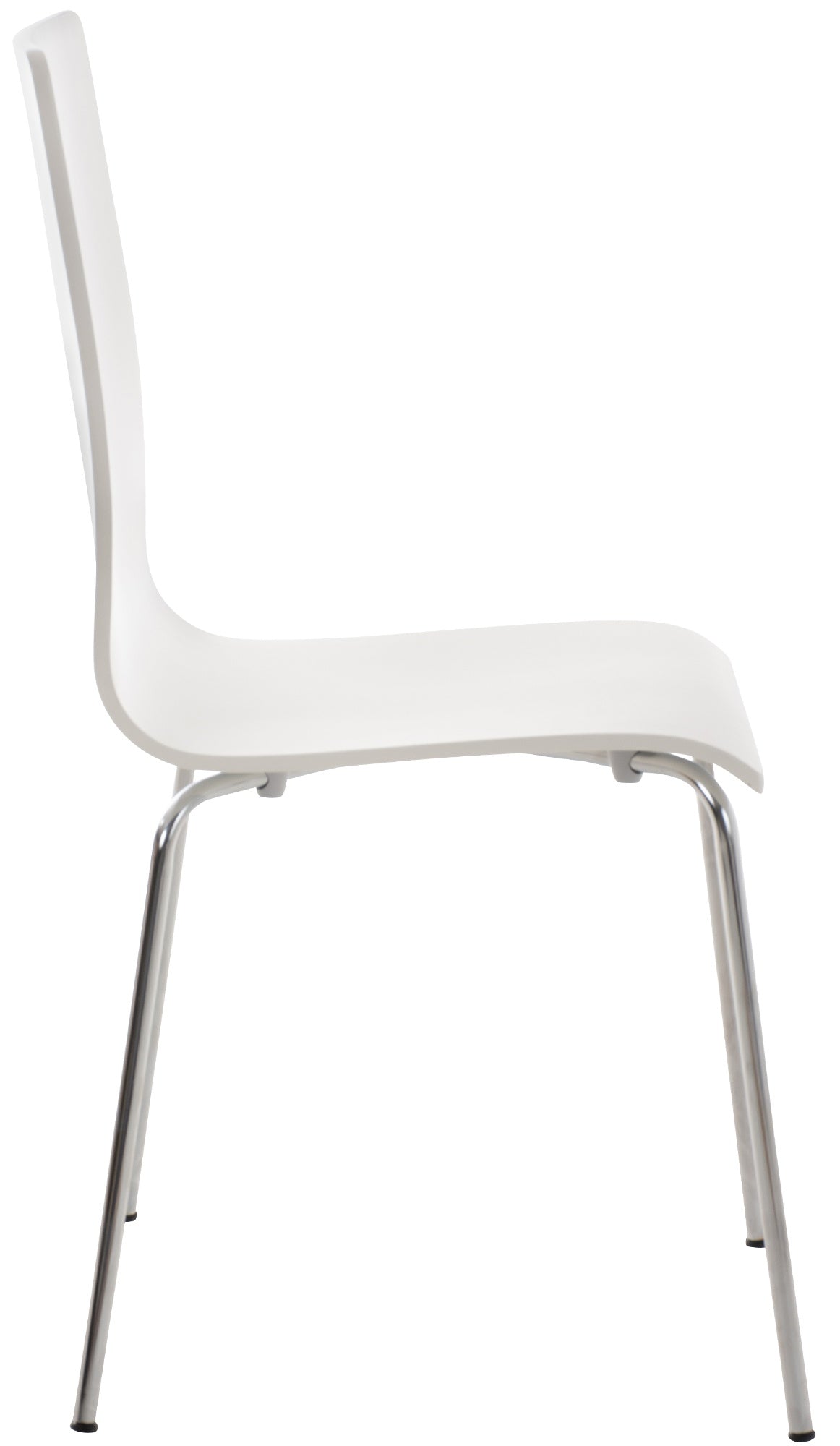 Set van 4 Pepe bezoekersstoelen wit weiß