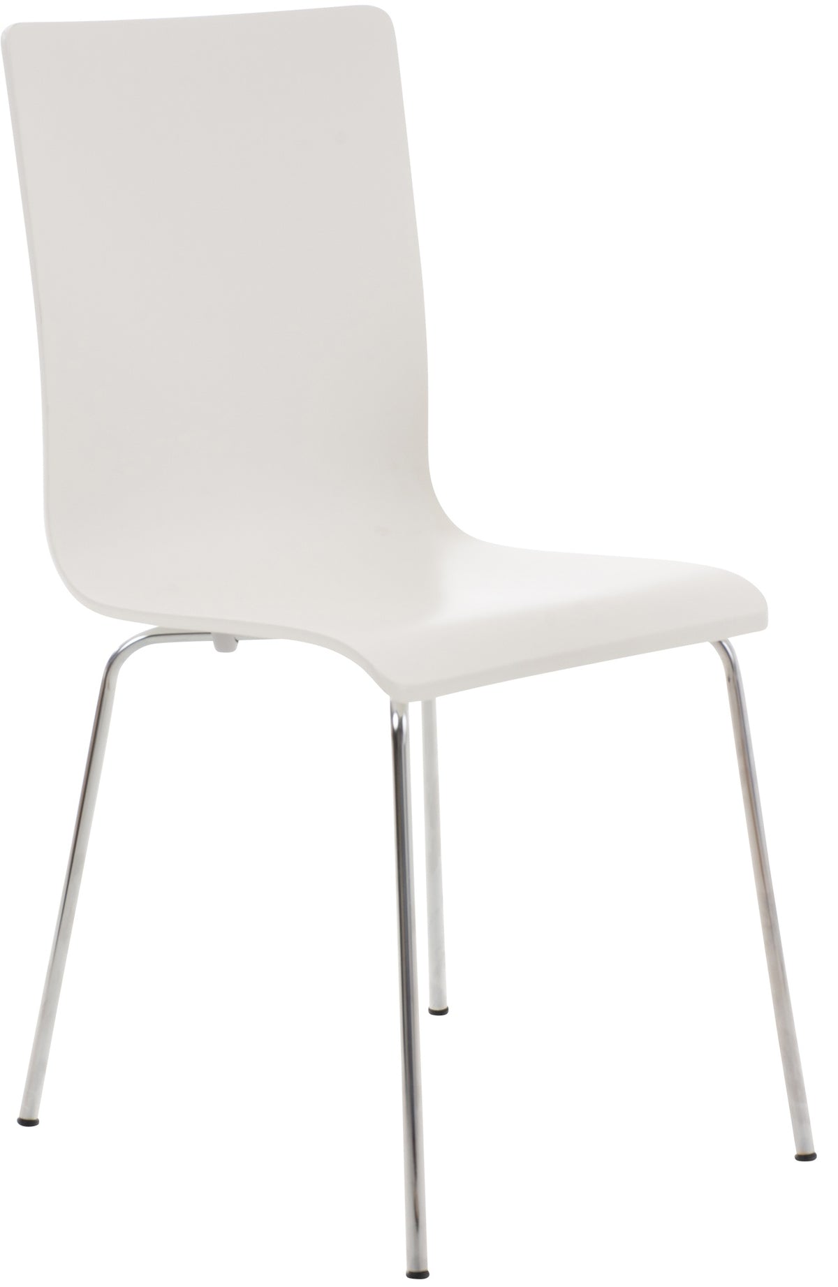 Set van 4 Pepe bezoekersstoelen wit weiß