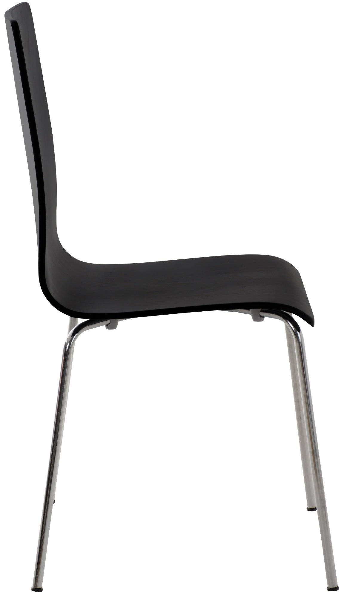 Set van 4 Pepe bezoekersstoelen zwart schwarz