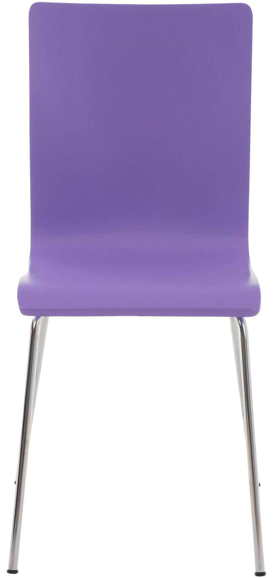 Set van 4 Pepe bezoekersstoelen purper lila