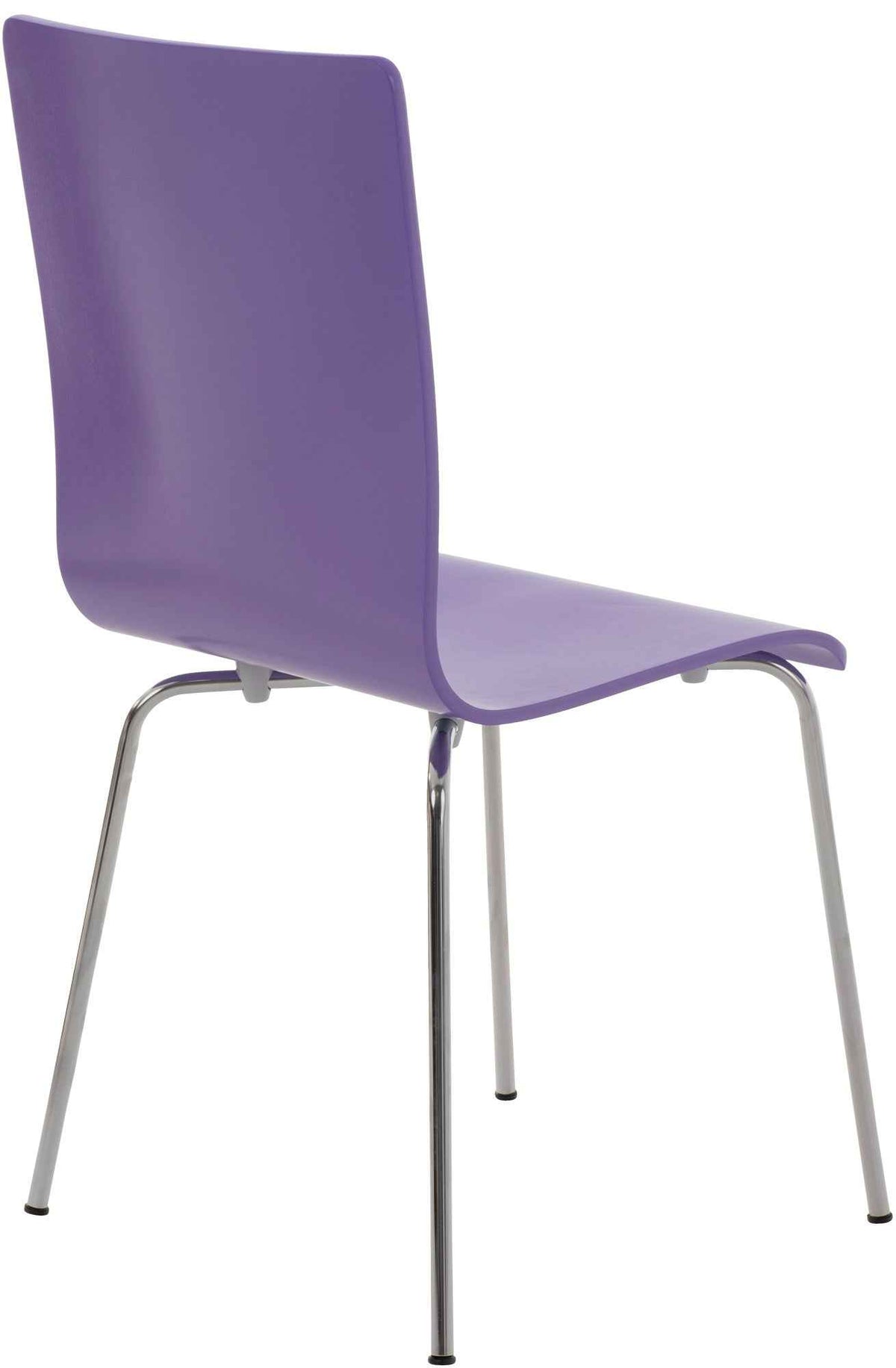 Set van 4 Pepe bezoekersstoelen purper lila