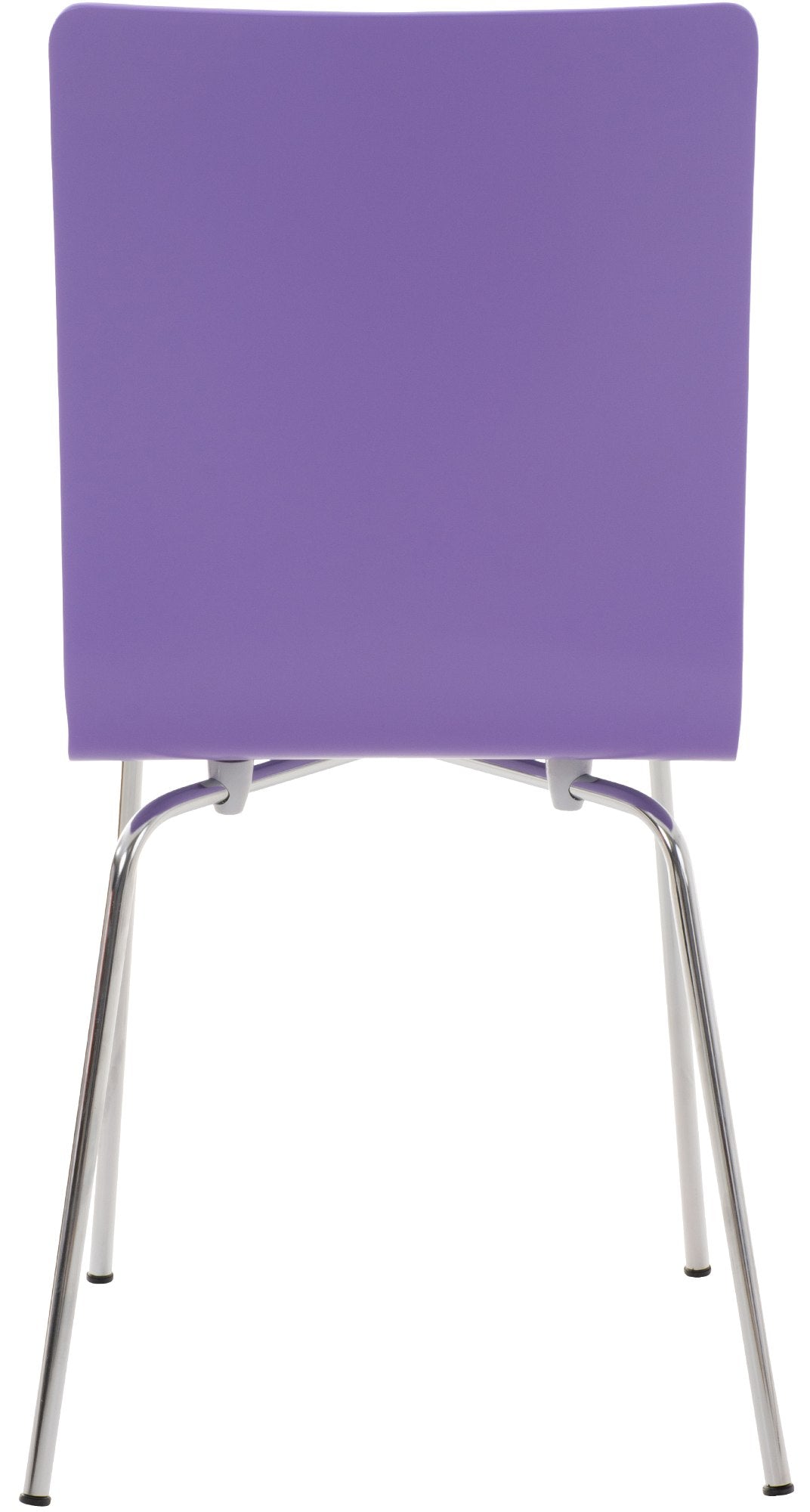 Set van 4 Pepe bezoekersstoelen purper lila
