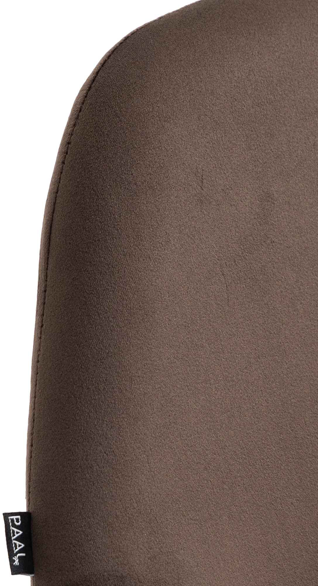 Set van 2 barkrukken Braga goud fluweel bruin braun