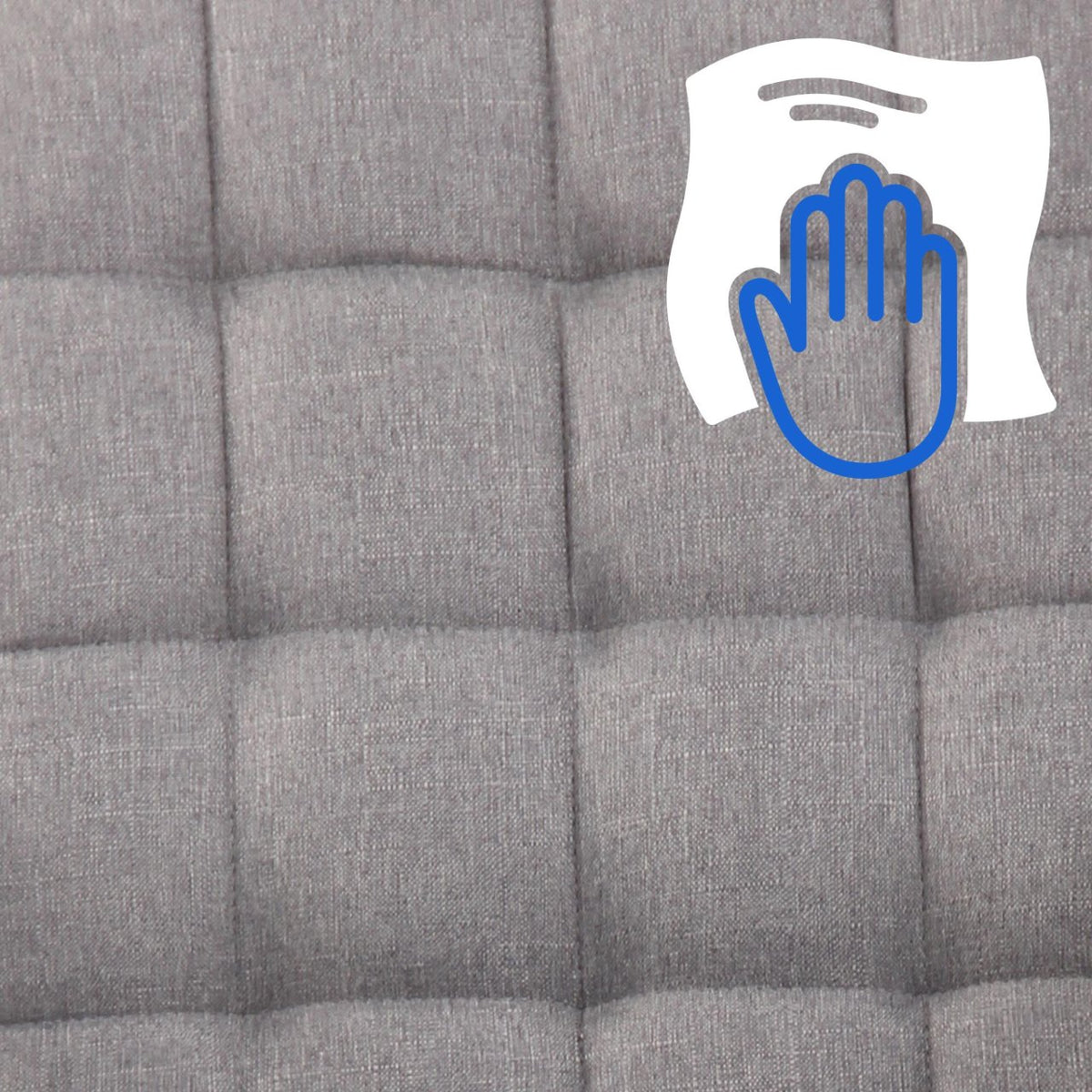 Bureaustoel Terni grijs,Stof grau