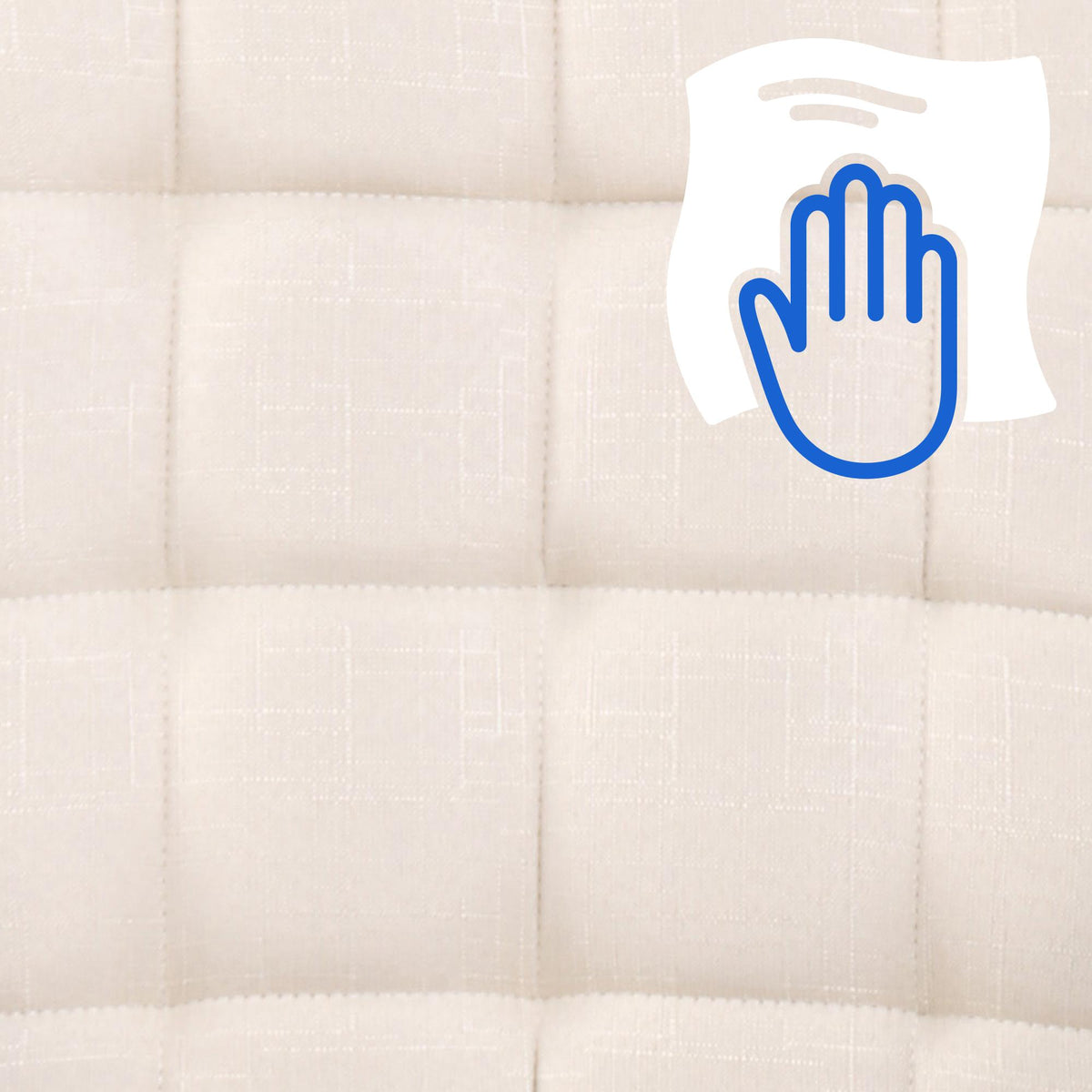 Bureaustoel Terni creme,Stof creme