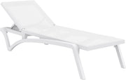 SUN LOUNGER PACIFIC wit weiß