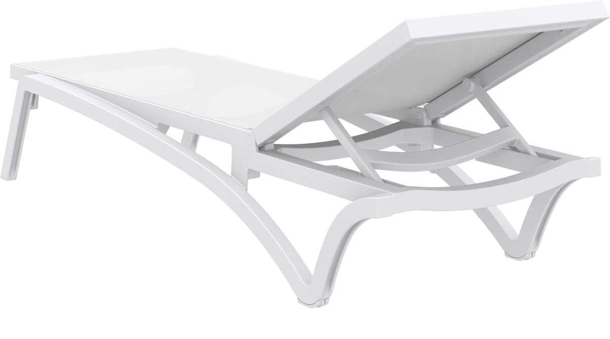 SUN LOUNGER PACIFIC wit weiß