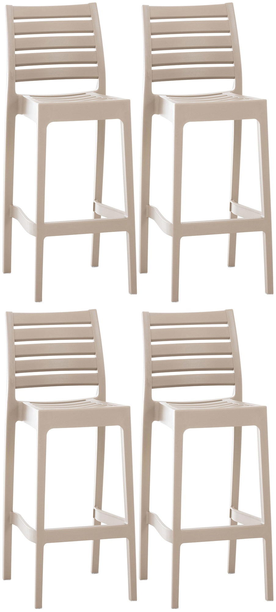 Set van 4 barkrukken Ares modder schlamm
