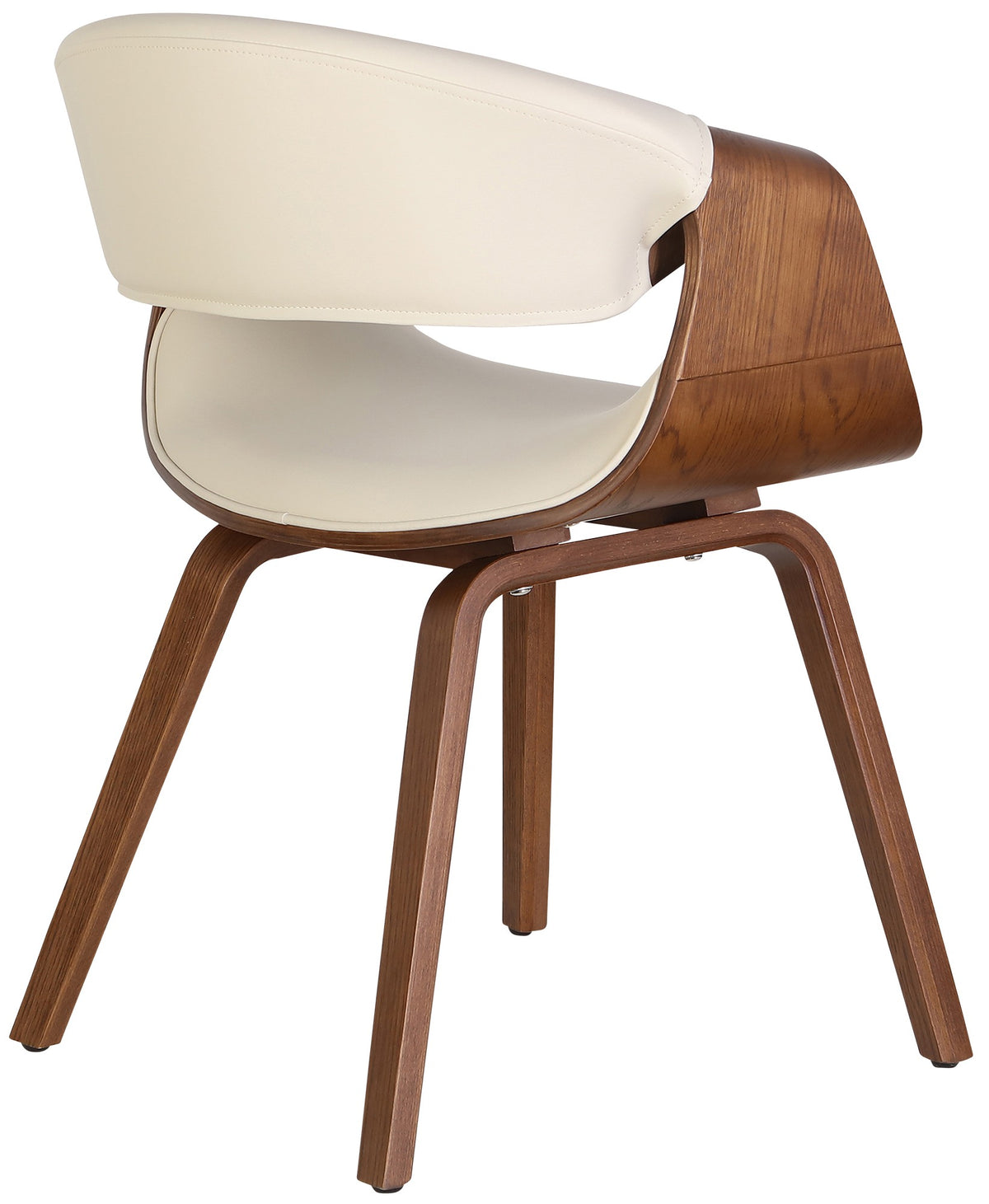 Eetkamerstoel Foley creme,Kunstleer creme