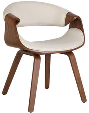 Eetkamerstoel Foley creme,Stof creme