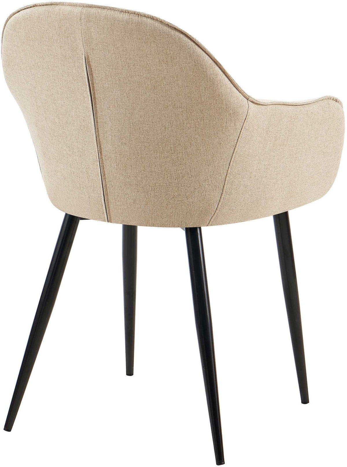 Eetkamerstoel Boise stof taupe taupe