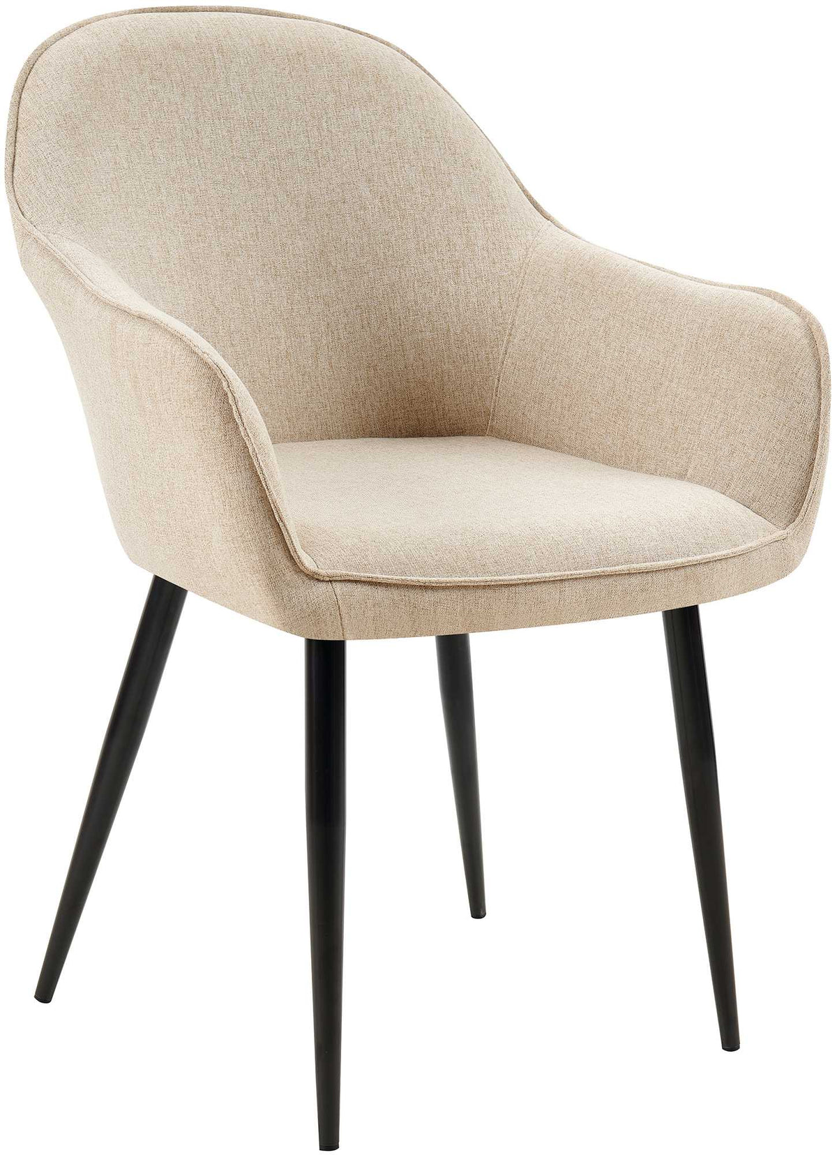 Eetkamerstoel Boise stof taupe taupe