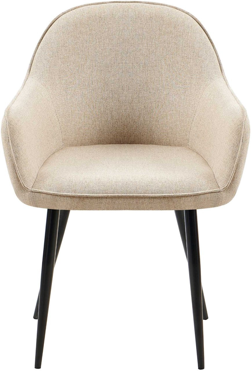 Eetkamerstoel Boise stof taupe taupe