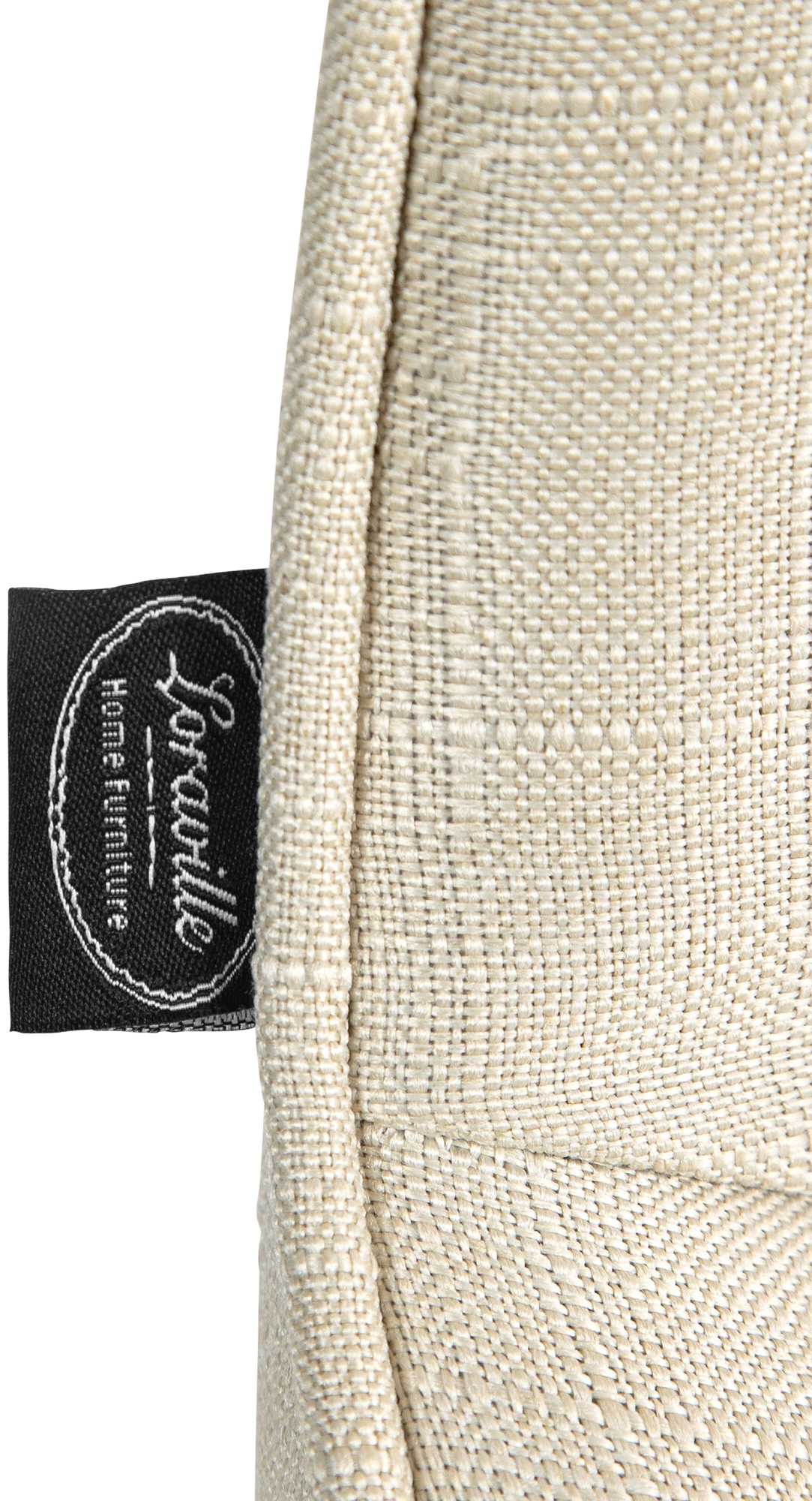 Set van 2 barkrukken Vonore stof creme,chroom creme