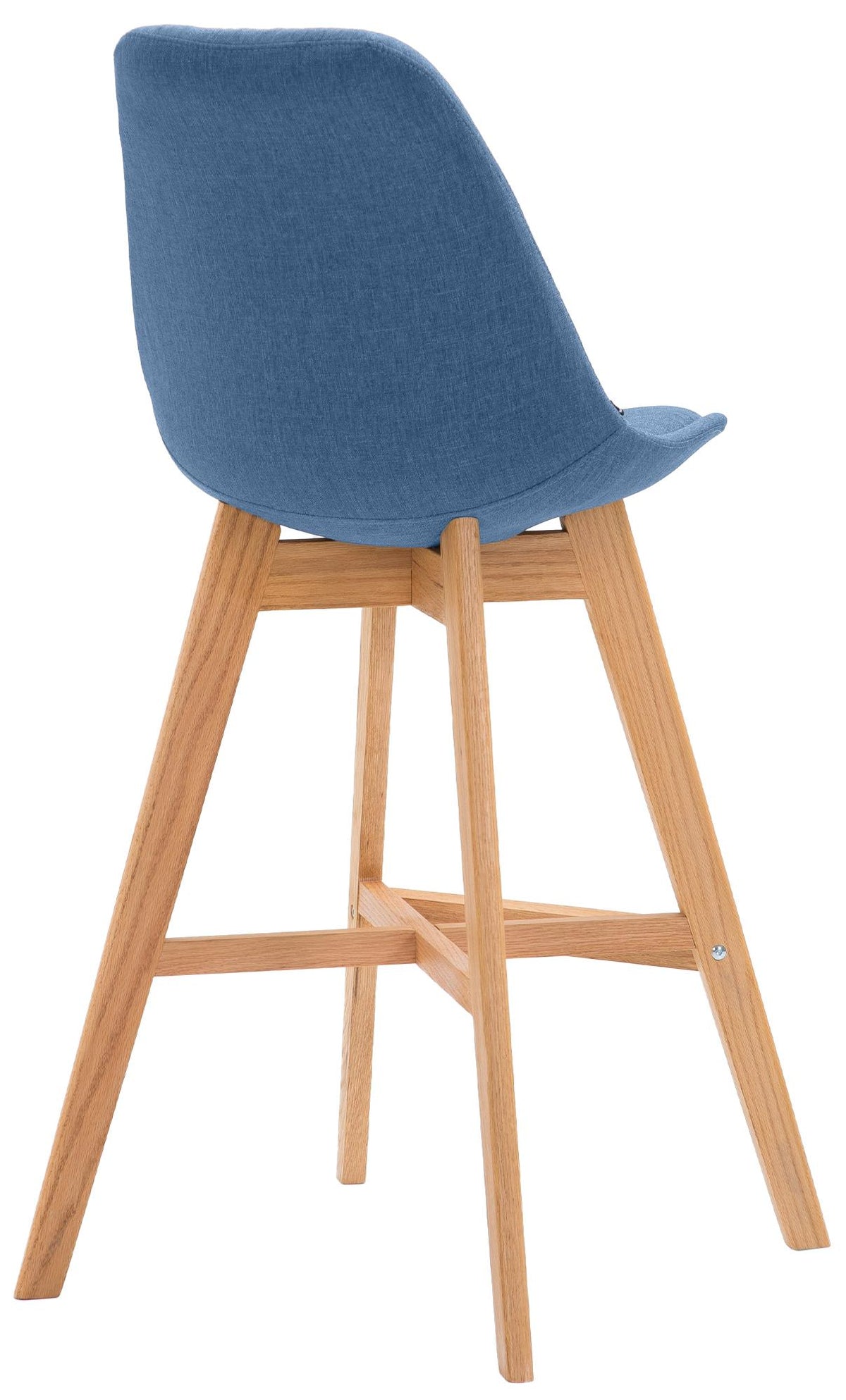 Barkruk Cannes Stof blauw,natura blau