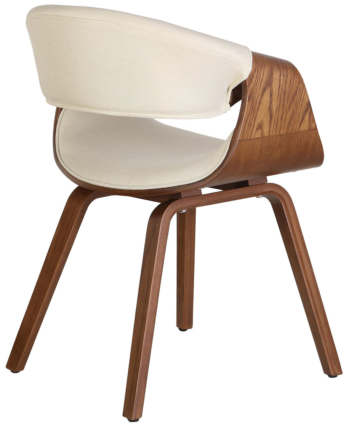 Set van 2 eetkamerstoelen Foley eiken/crème,Stof eiche/creme