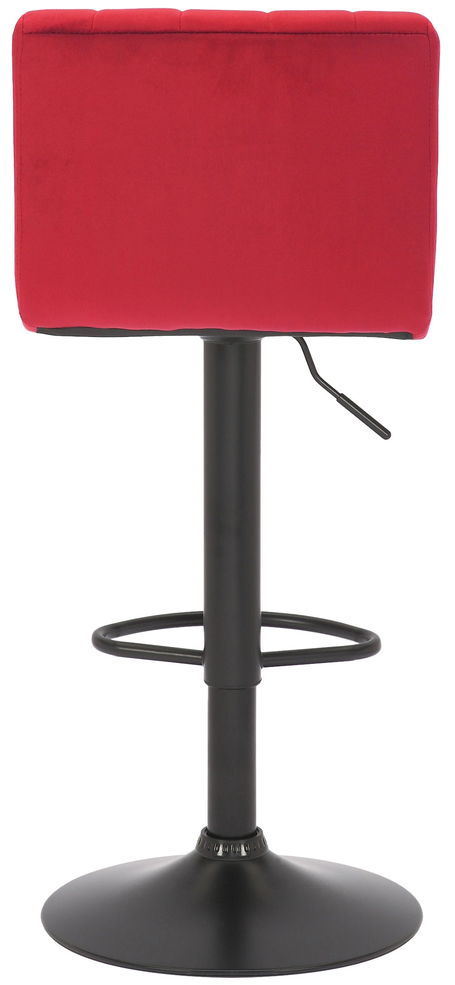 Set van 2 Barkrukken Jamie Fluweel rood rot