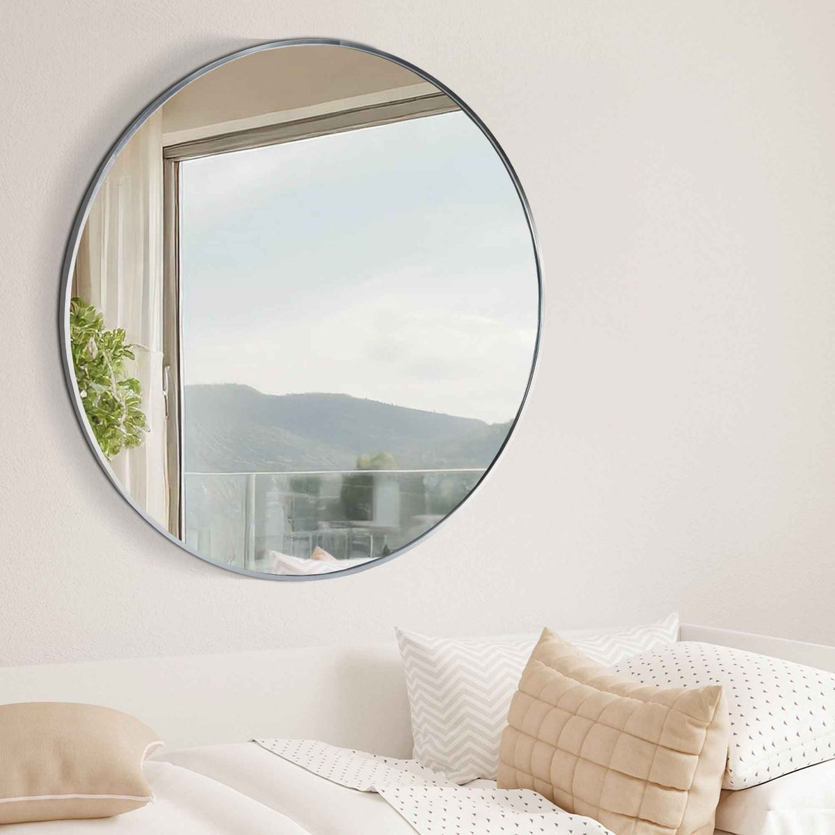 Wandspiegel Elsie XL silber