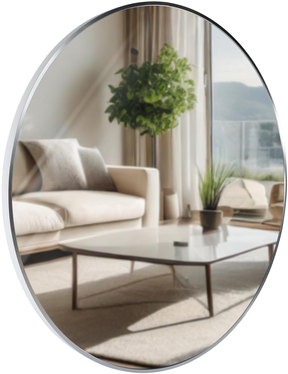 Wandspiegel Elsie XL silber